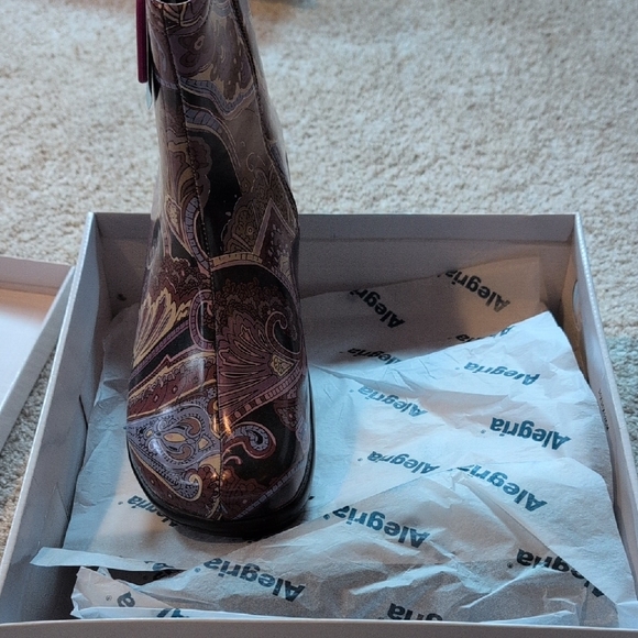 Alegria Multicolor Paisley Boots - Picture 3 of 4